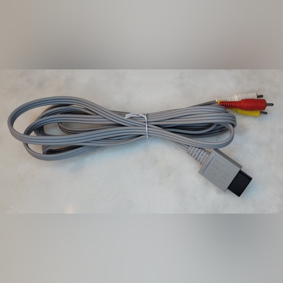 Nintendo Other - Genuine Original Nintendo Wii AV A/V Composite Cable RVL-009 (6ft)